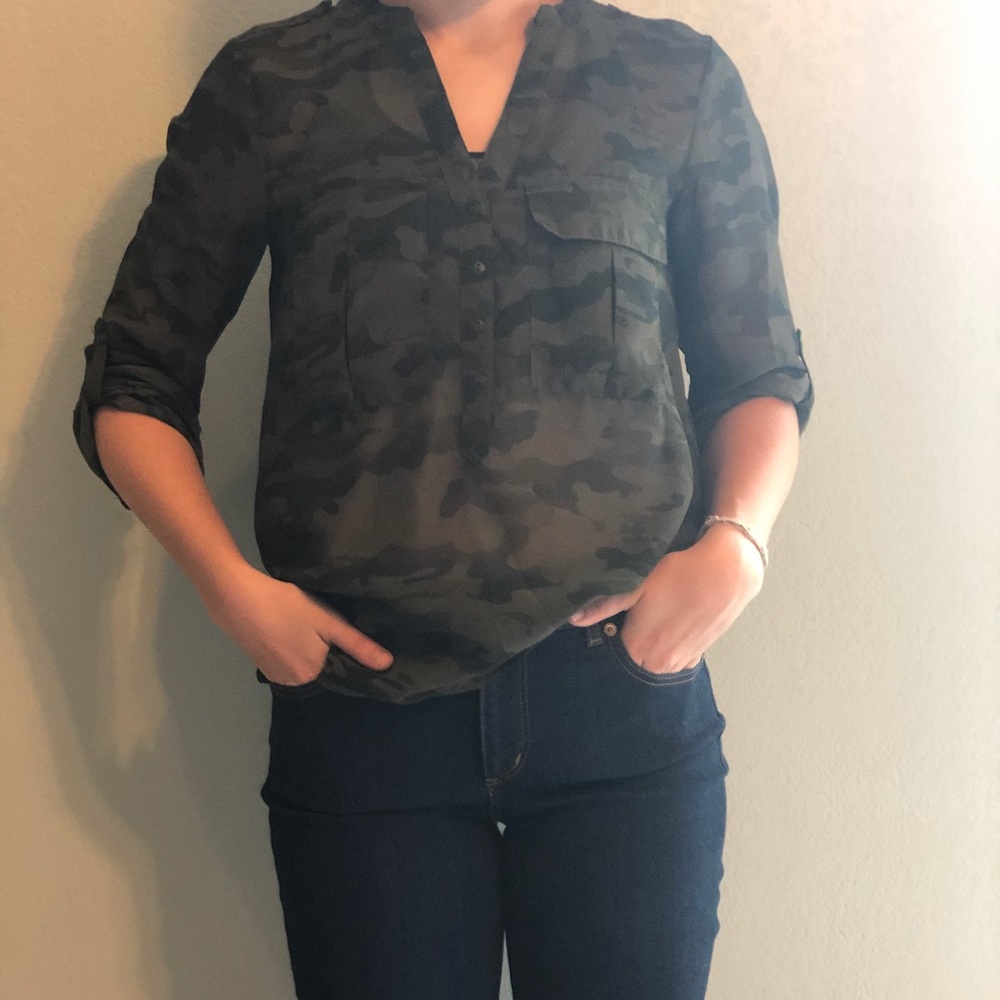 Camouflage blouse